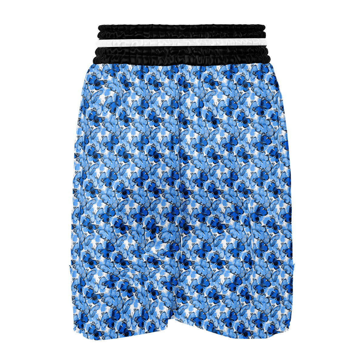 Butterfly Blue Spring Print Pattern Boxing Shorts-grizzshop