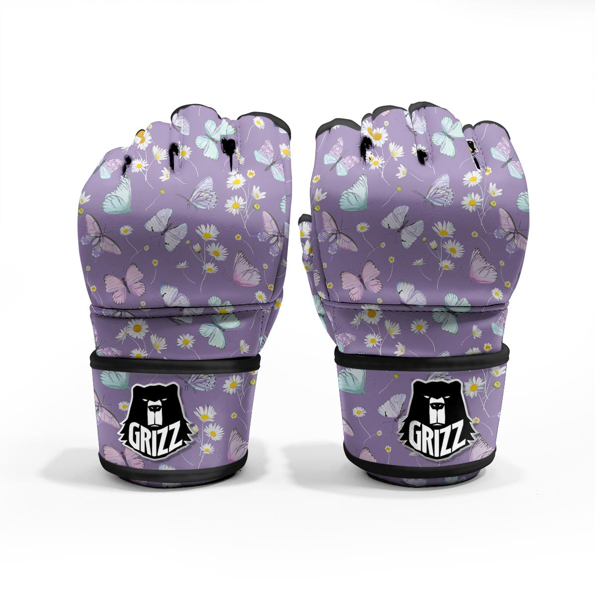 Butterfly Spring Print Pattern MMA Gloves-grizzshop