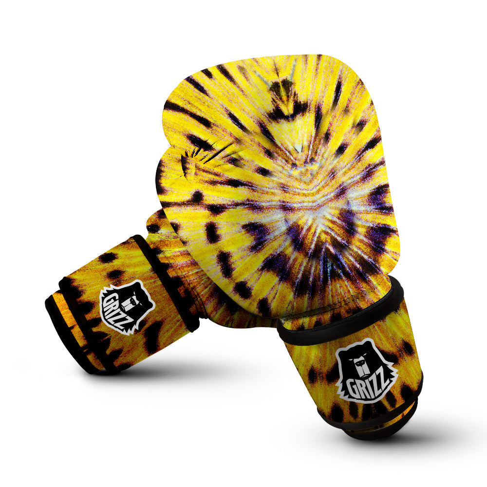 Butterfly Wing Skin Yellow Print Boxing Gloves-grizzshop