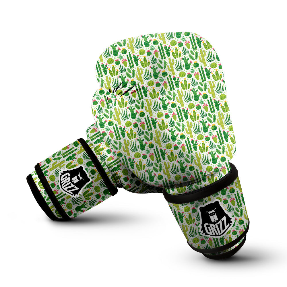 Cactus Cute Cartoon Print Pattern Boxing Gloves-grizzshop