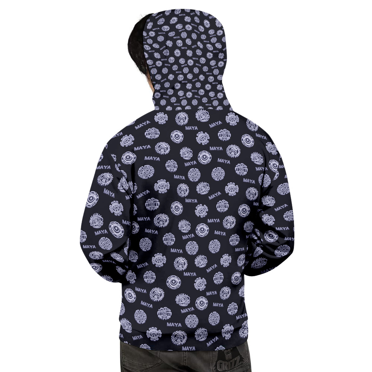 Calendar Aztec Maya Exotic Print Pattern Men's Hoodie-grizzshop