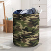 Camo Camouflage Print Laundry Basket-grizzshop