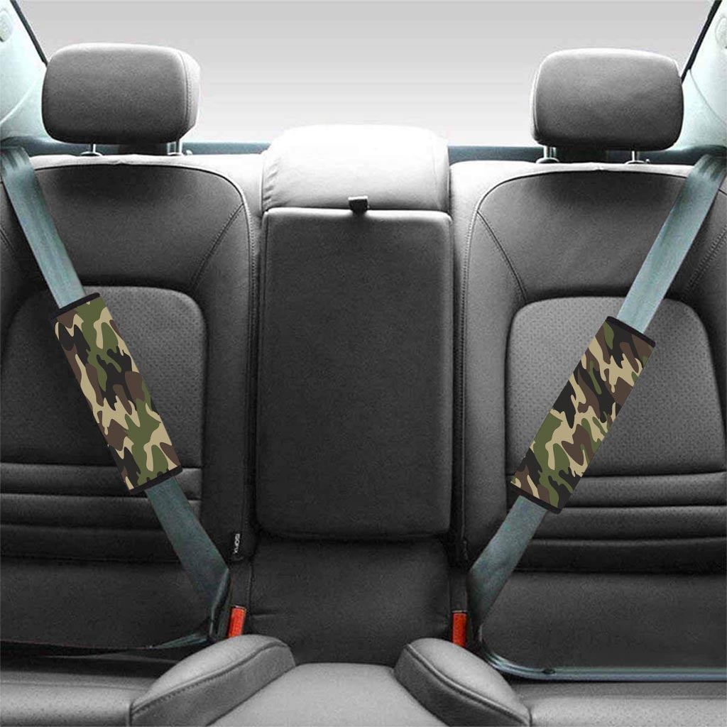 Camo Camouflage Print Seat Belt Cover-grizzshop