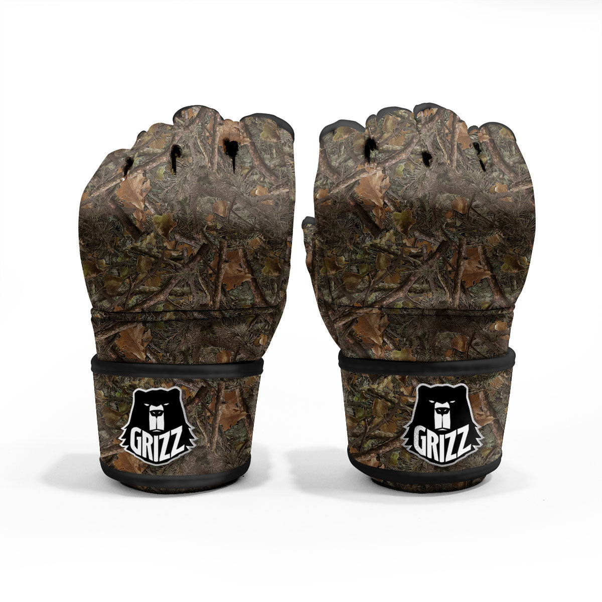 Camo Hunting Print Pattern MMA Gloves-grizzshop