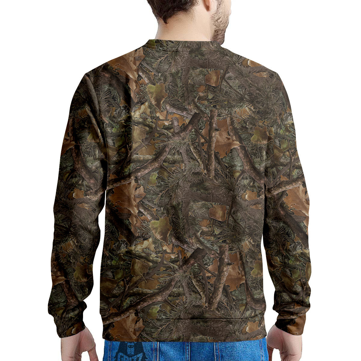 Camo Hunting Print Pattern Men's Sweatshirt-grizzshop