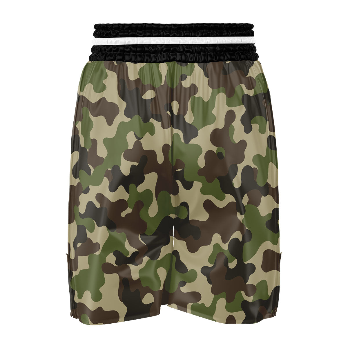 Camouflage Jungle Hunting Print Boxing Shorts-grizzshop