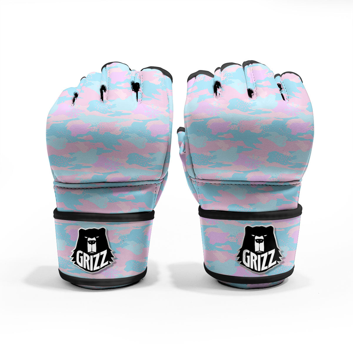 Camouflage Pastel Print MMA Gloves-grizzshop