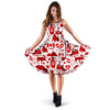 Canada Love Pattern Print Dress-grizzshop
