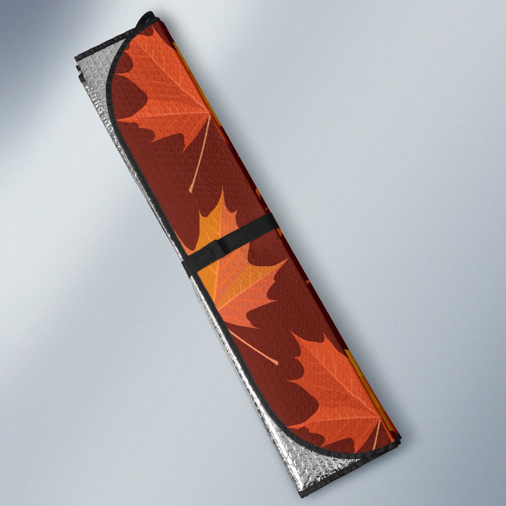 Canada Print Pattern Car Sun Shade-grizzshop