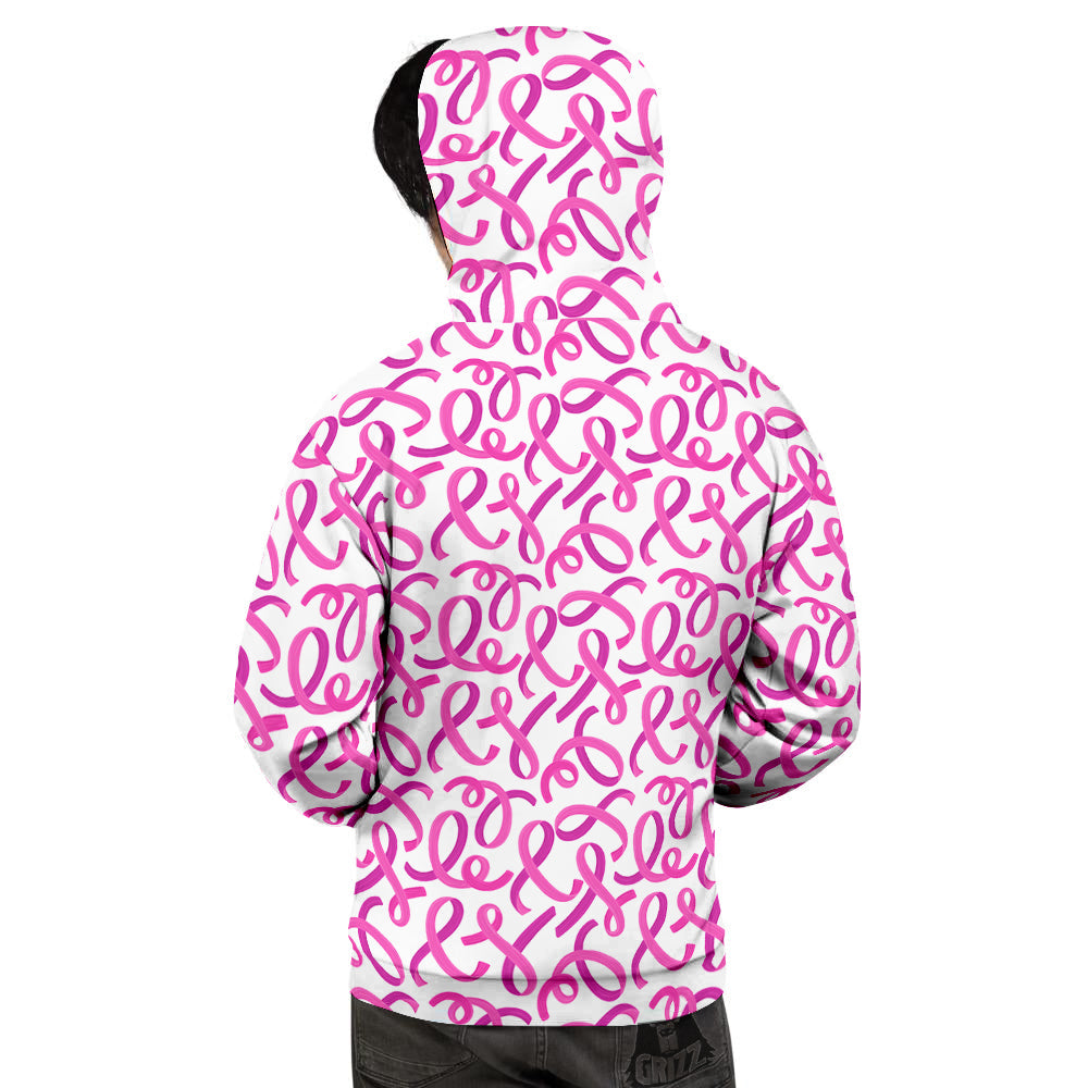 Cancer Awareness Print Pattern Men's Hoodie-grizzshop