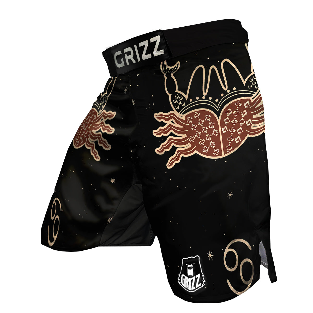 Cancer Constellation Print MMA Shorts-grizzshop