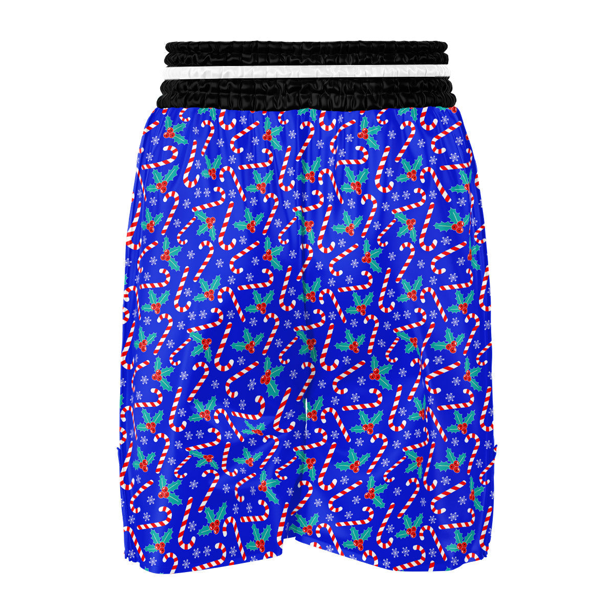 Candy And Christmas Berry Print Pattern Boxing Shorts-grizzshop