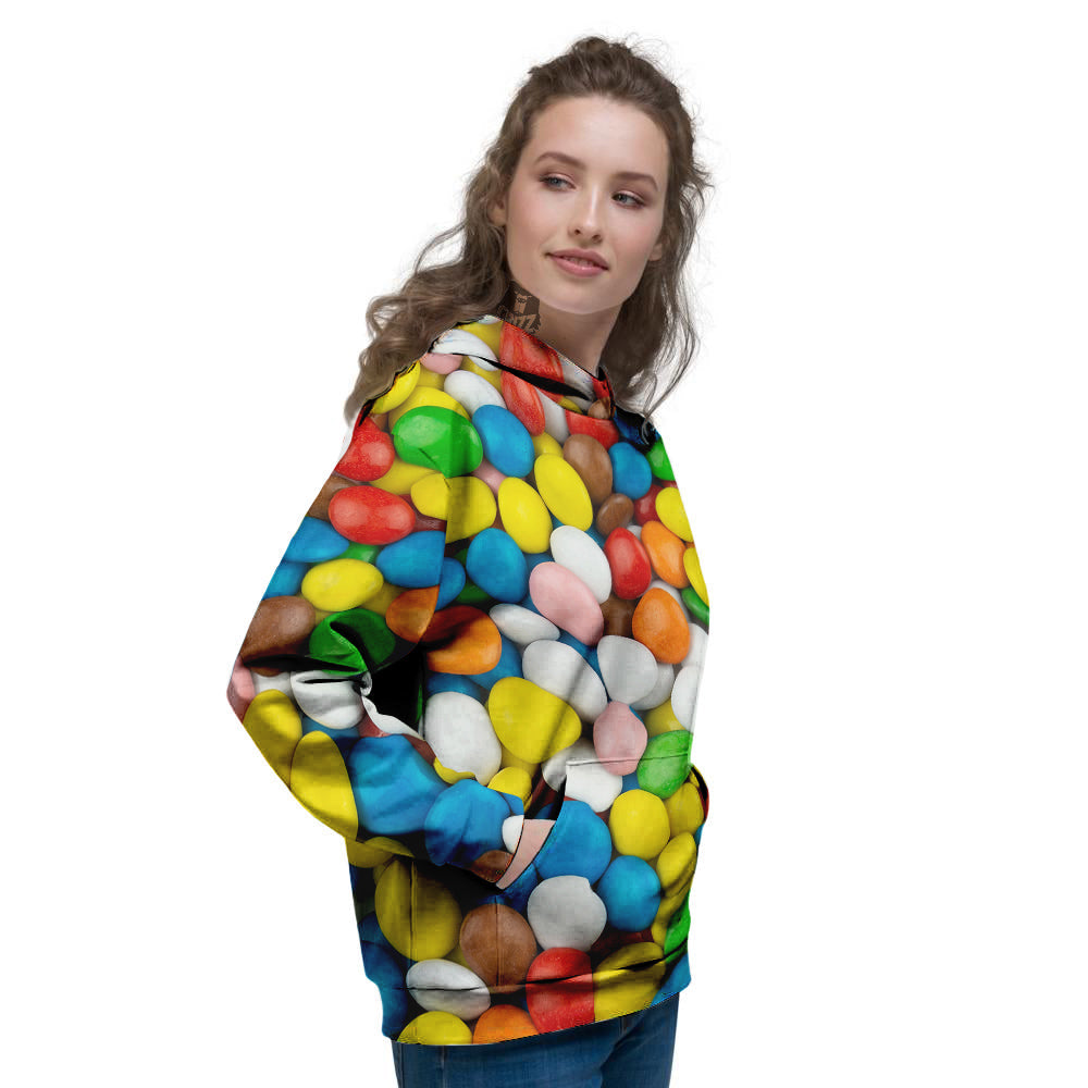Candy Chocolate Colorful Print Women's Hoodie-grizzshop