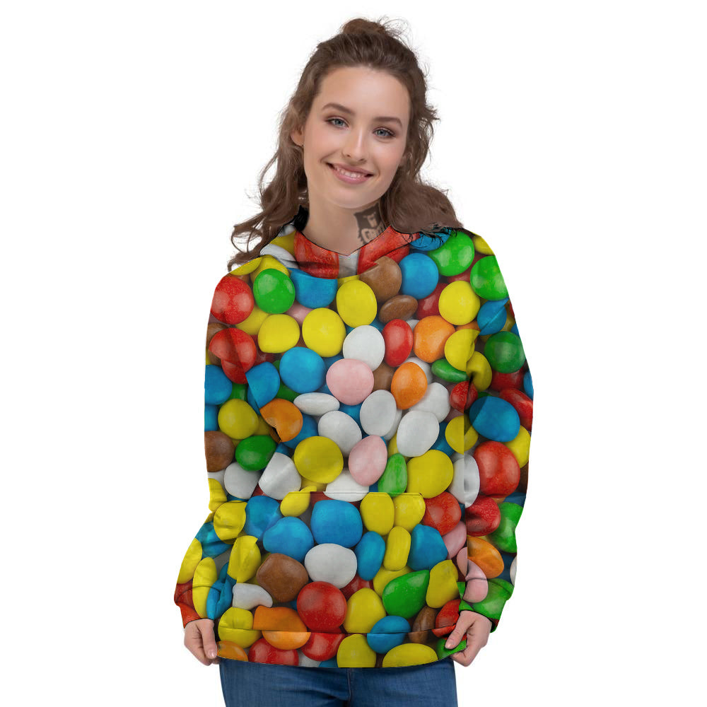 Candy Chocolate Colorful Print Women's Hoodie-grizzshop