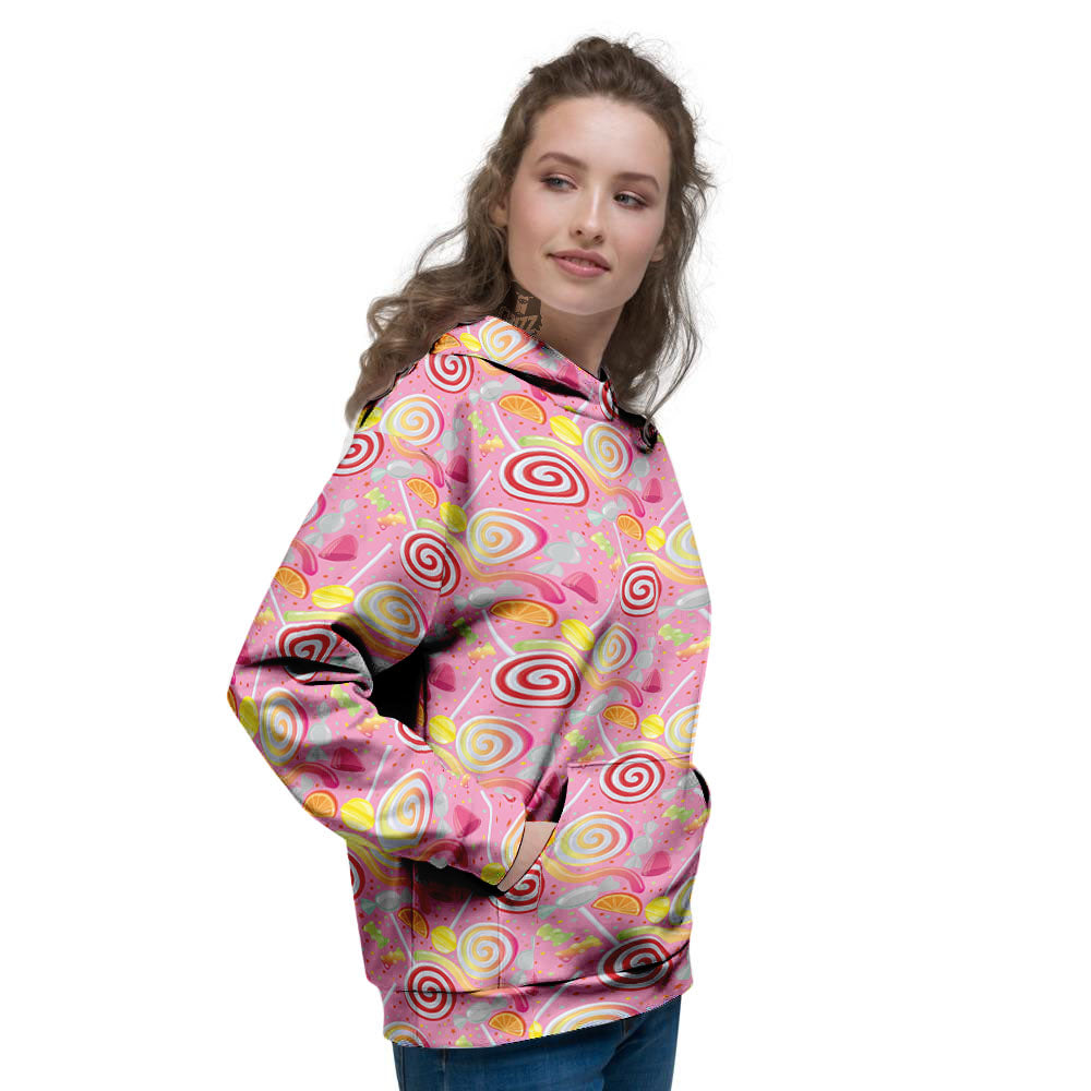 Candy Colorful Print Pattern Women's Hoodie-grizzshop