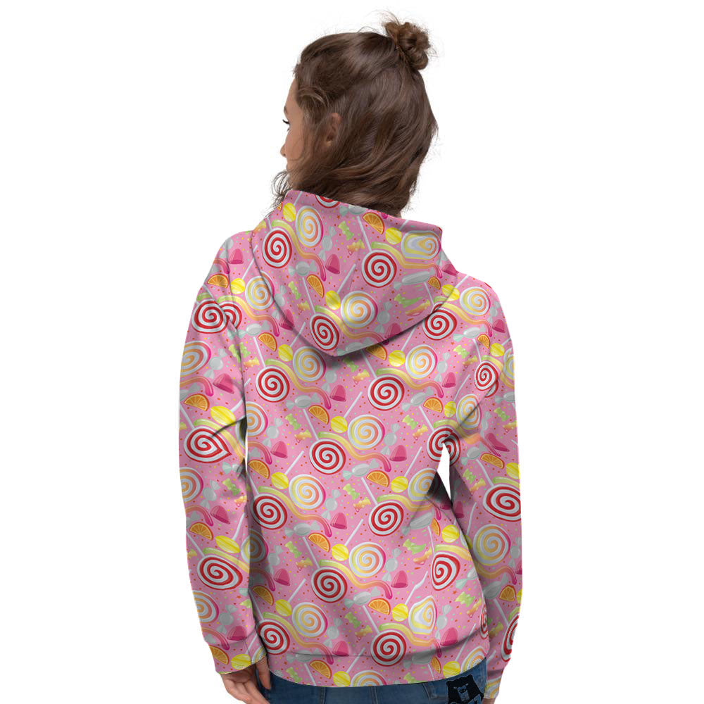 Candy Colorful Print Pattern Women's Hoodie-grizzshop