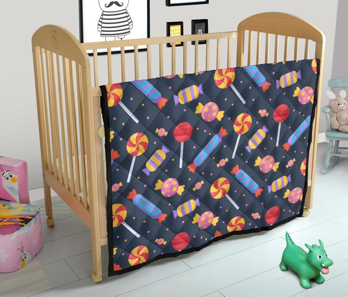 Candy Pattern Print Quilt-grizzshop