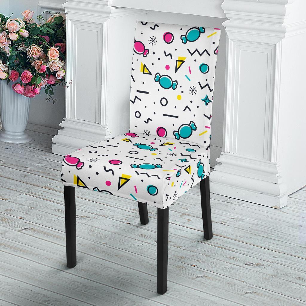 Candy Print Pattern Chair Cover-grizzshop