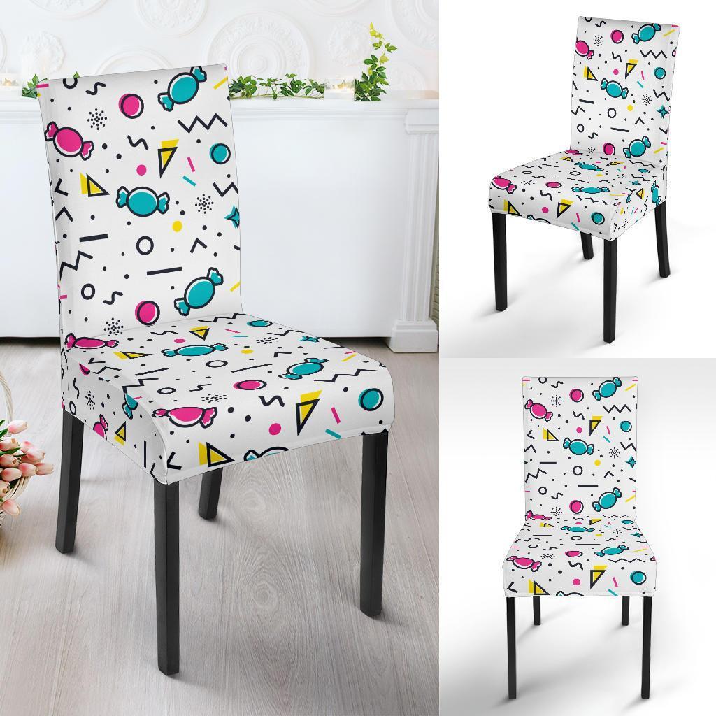 Candy Print Pattern Chair Cover-grizzshop