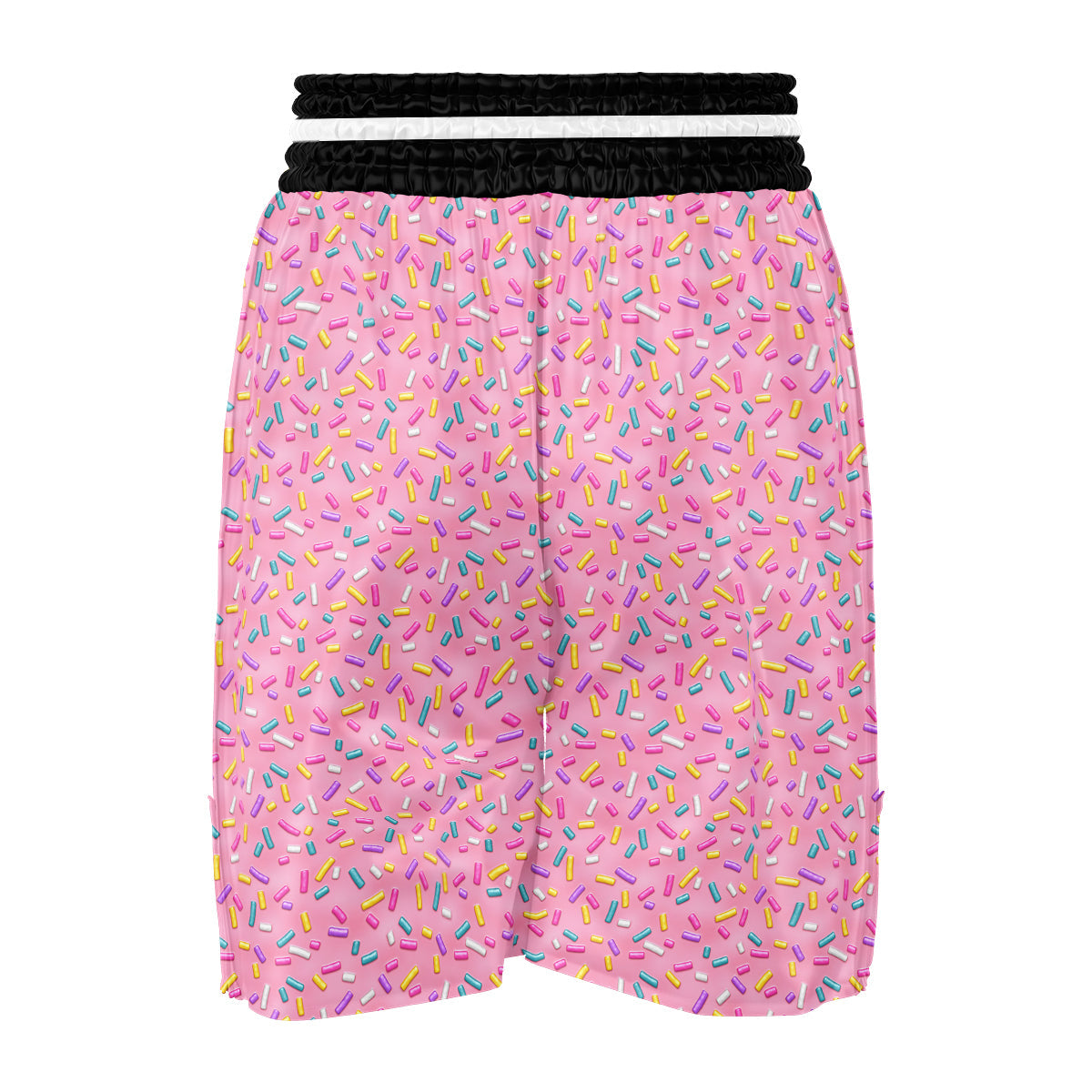 Candy Sprinkles Sweet Pink Print Pattern Boxing Shorts-grizzshop