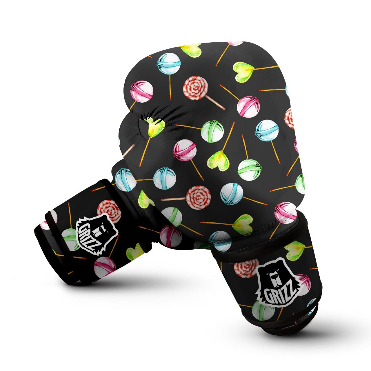 Candy Sweet Print Pattern Boxing Gloves-grizzshop