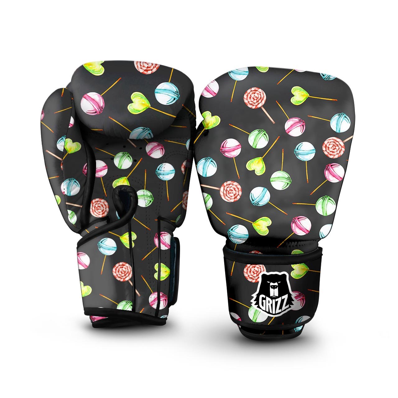 Candy Sweet Print Pattern Boxing Gloves-grizzshop