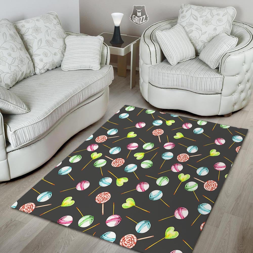 Candy Sweet Print Pattern Floor Mat-grizzshop