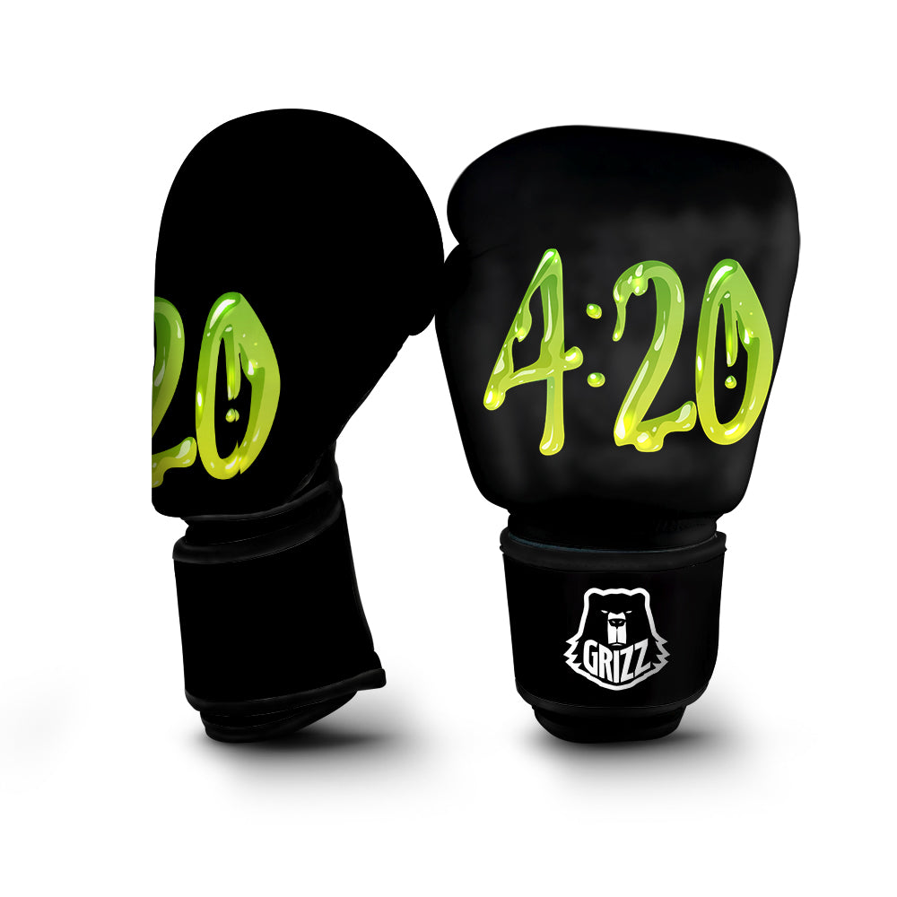Cannabis Day 420 Print Boxing Gloves-grizzshop