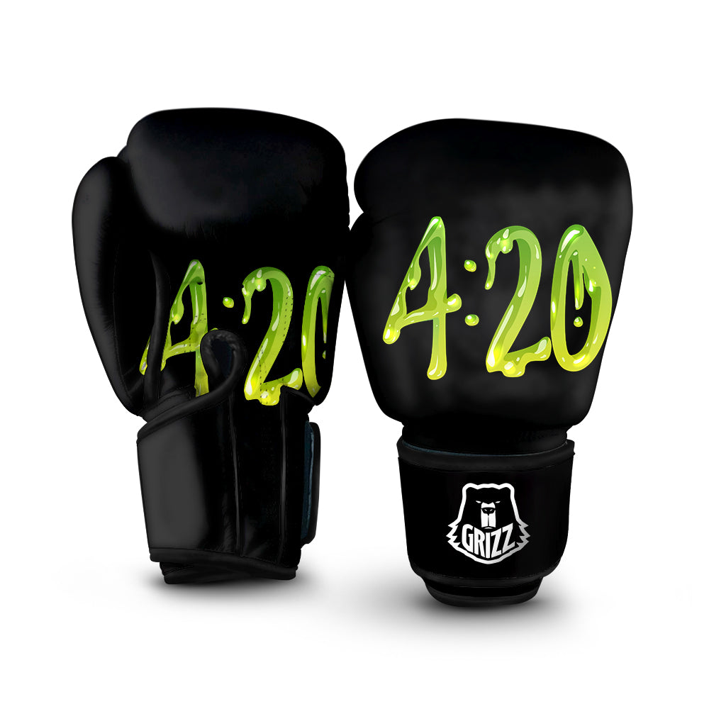 Cannabis Day 420 Print Boxing Gloves-grizzshop