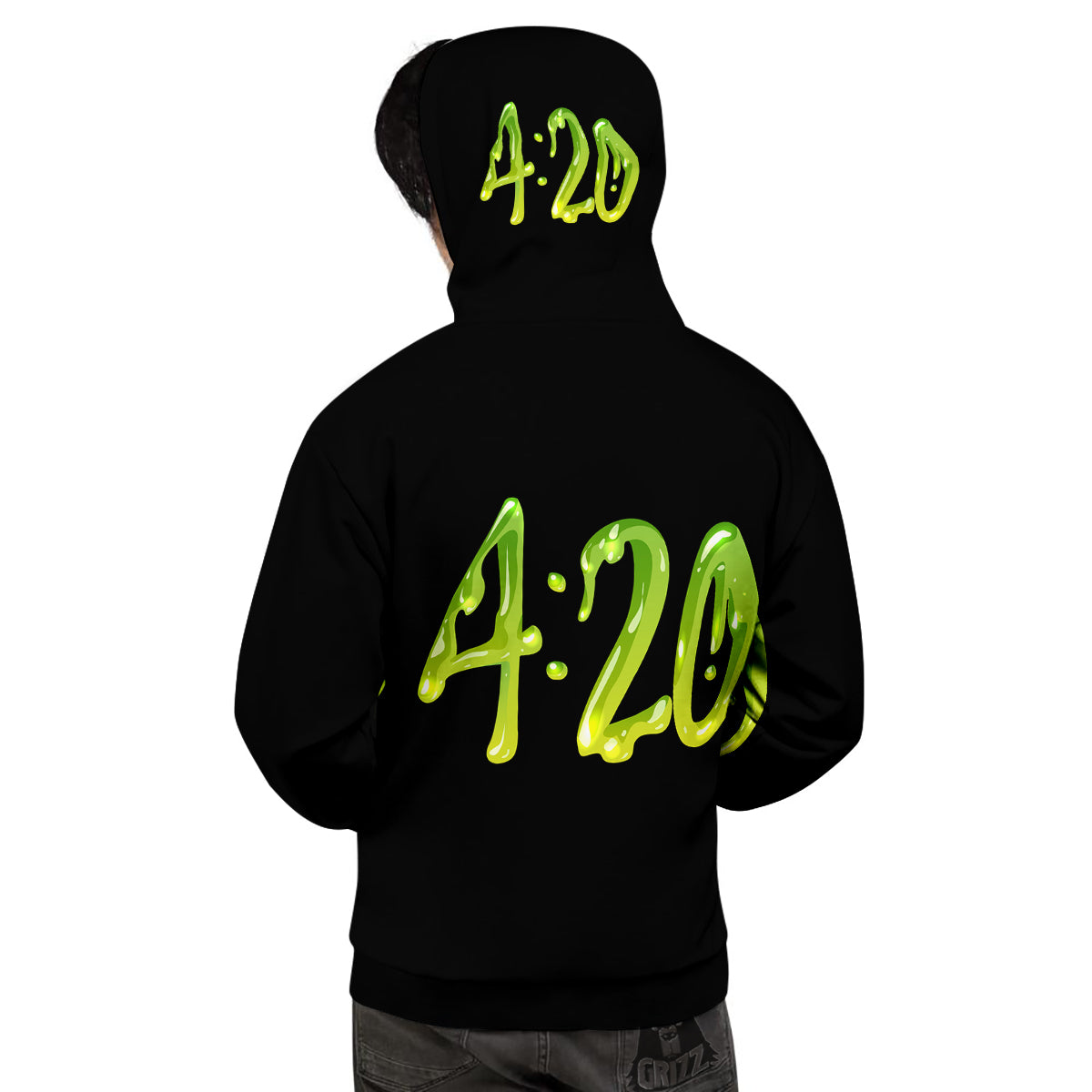Cannabis Day 420 Print Men's Hoodie-grizzshop