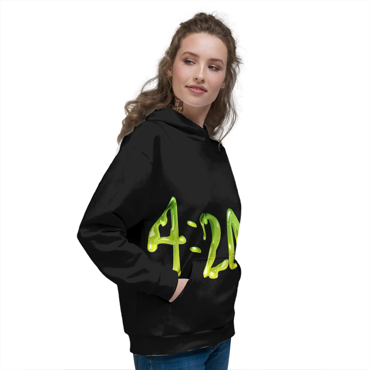 Cannabis Day 420 Print Women's Hoodie-grizzshop