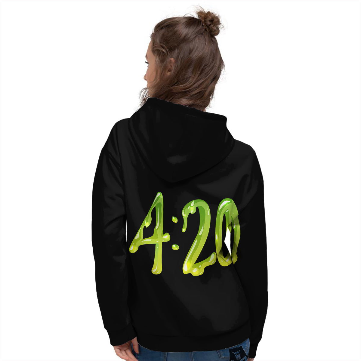 Cannabis Day 420 Print Women's Hoodie-grizzshop