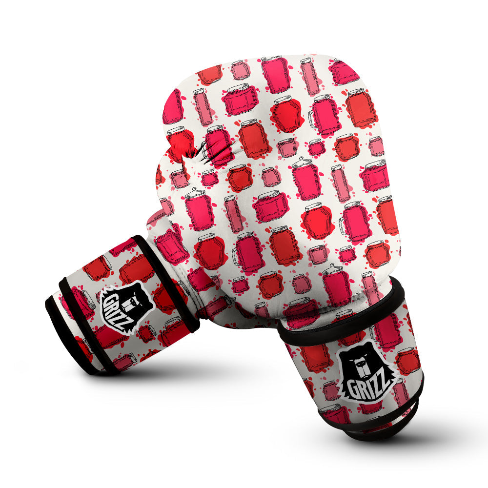 Canning Watercolor Print Pattern Boxing Gloves-grizzshop