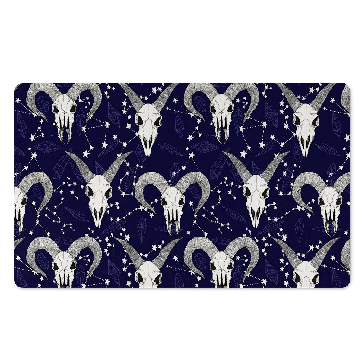 Capricorn Astrology Magic Witch Door Mat-grizzshop