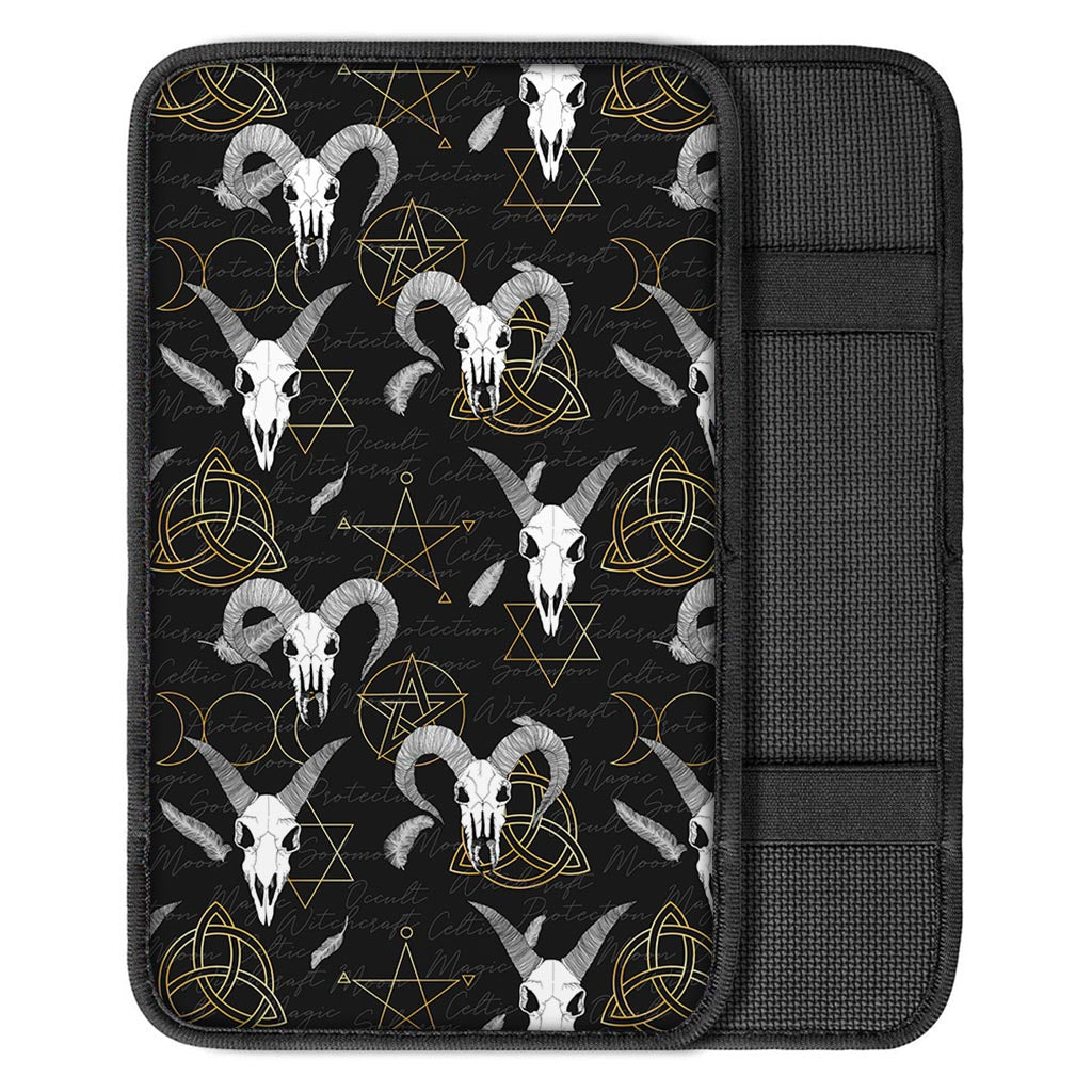 Capricorn Astrology Witch Gothic Car Console Cover-grizzshop