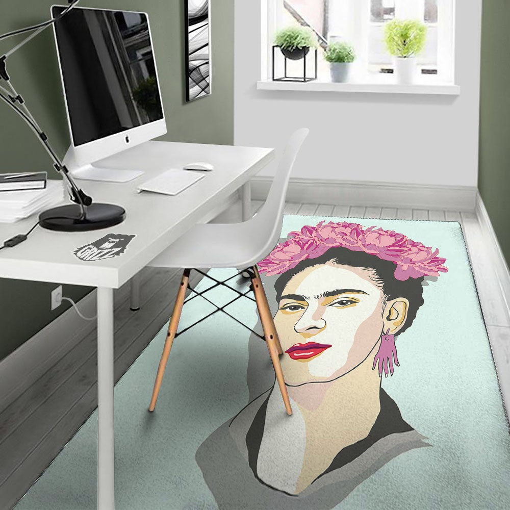 Carmen Frida Kahlo Magdalena Print Floor Mat-grizzshop