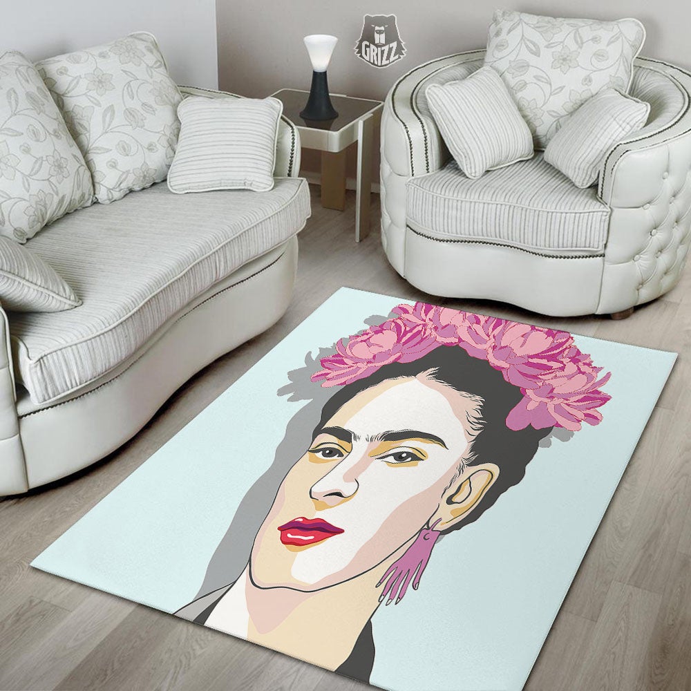 Carmen Frida Kahlo Magdalena Print Floor Mat-grizzshop