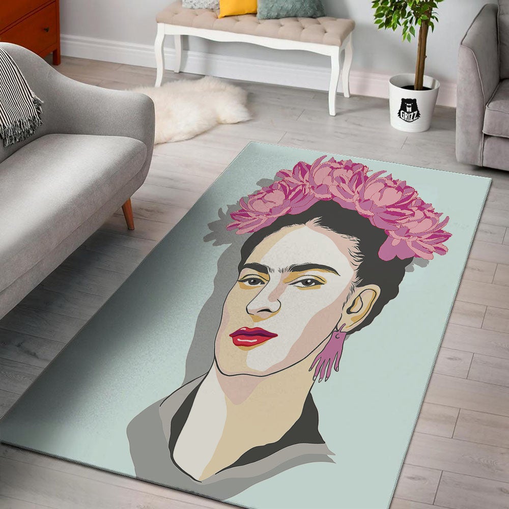 Carmen Frida Kahlo Magdalena Print Floor Mat-grizzshop