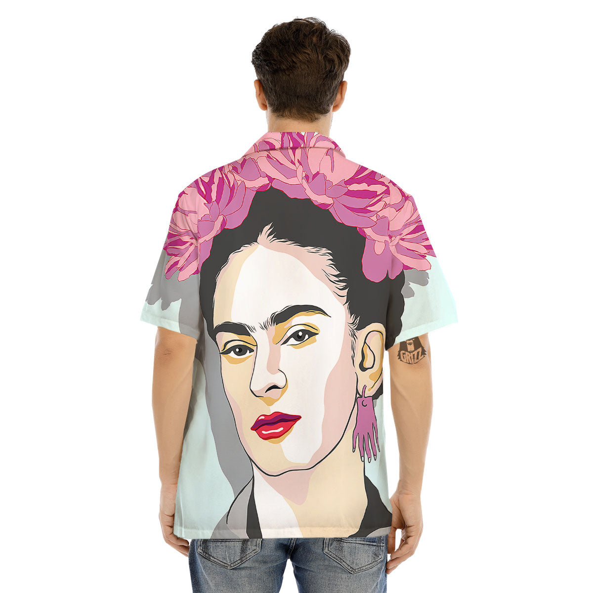 Carmen Frida Kahlo Magdalena Print Men's Hawaiian Shirt-grizzshop