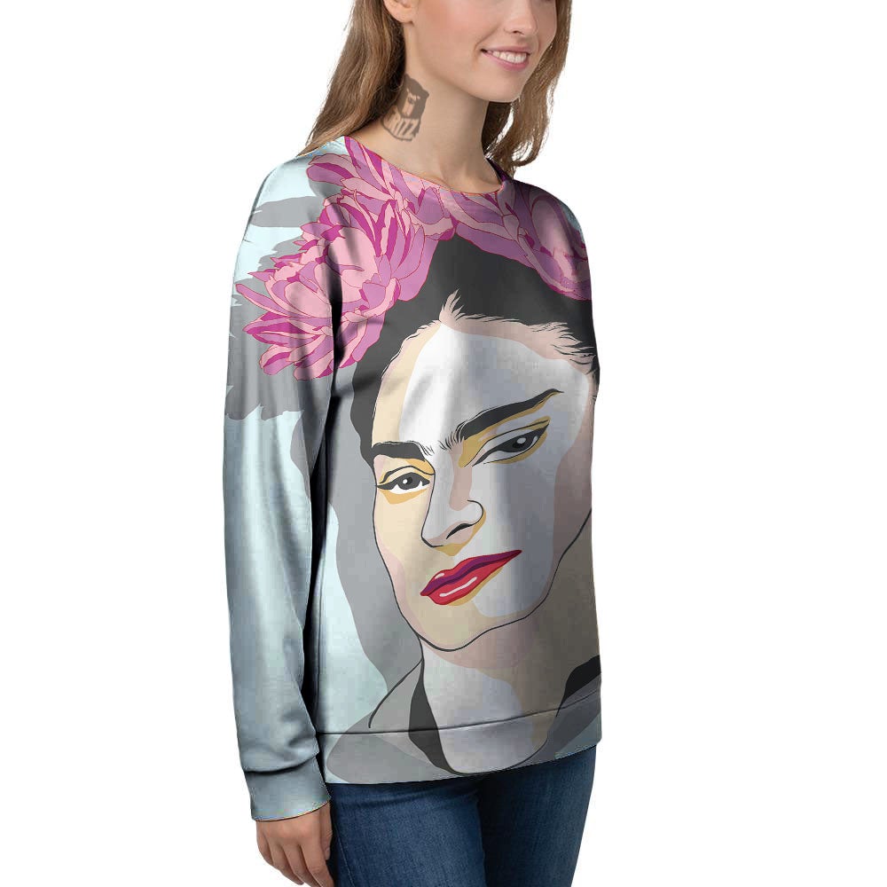Carmen Frida Kahlo Magdalena Print Women's Sweatshirt-grizzshop