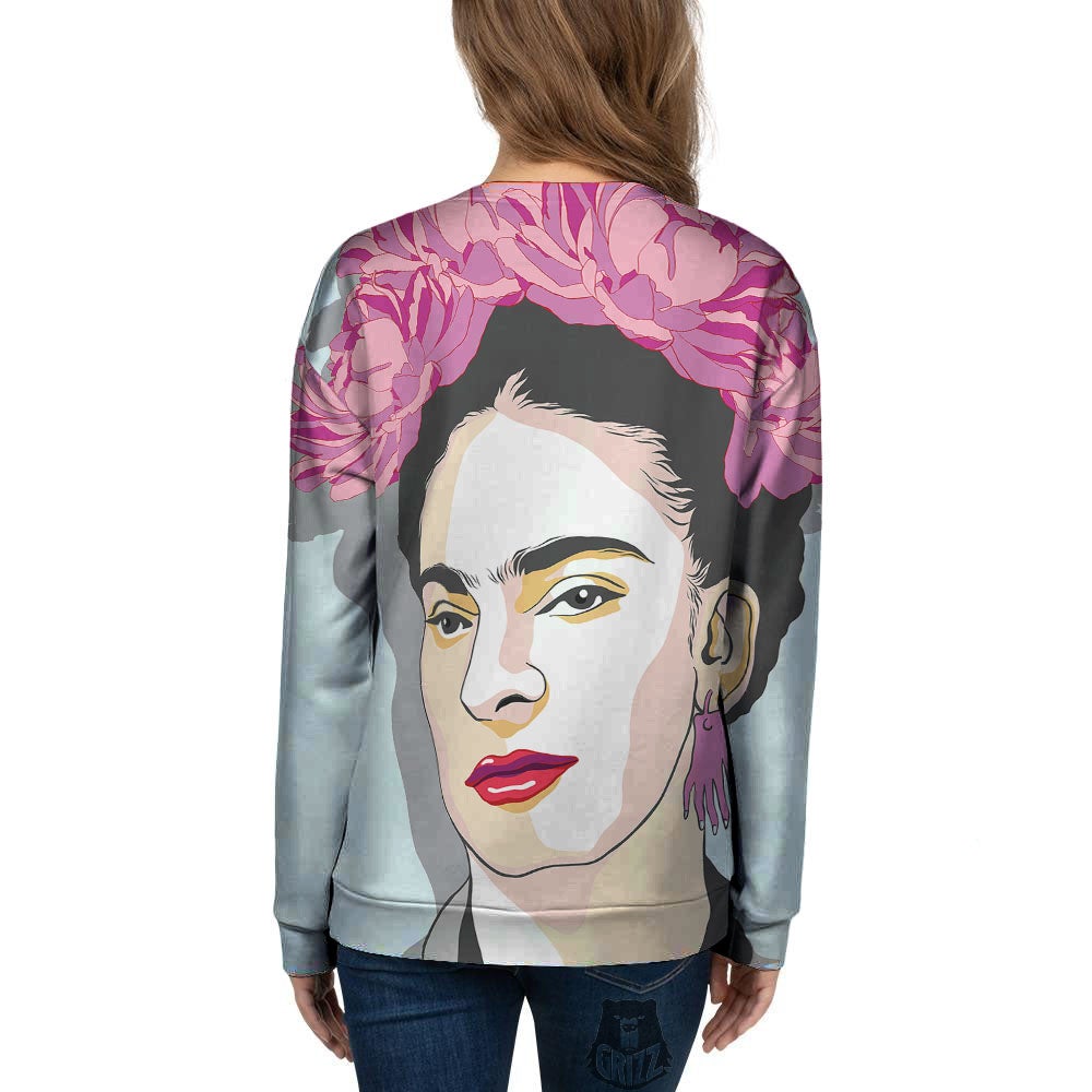 Carmen Frida Kahlo Magdalena Print Women's Sweatshirt-grizzshop
