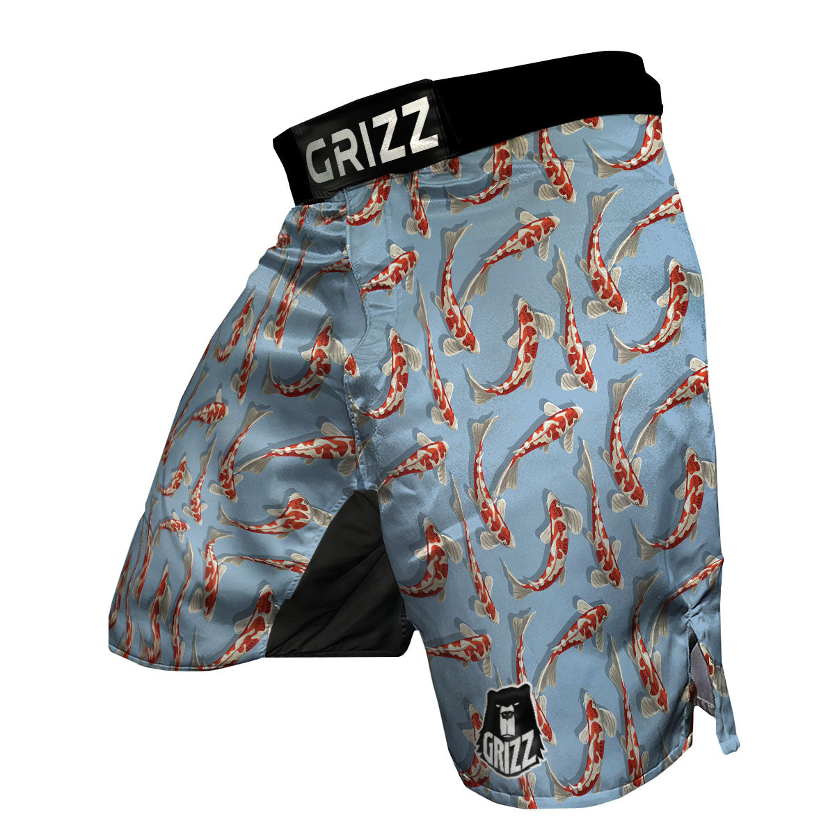 Carp Koi Print Pattern MMA Shorts-grizzshop