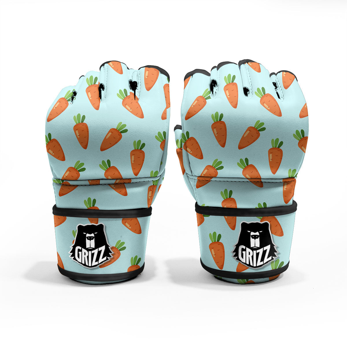 Carrot Print Pattern MMA Gloves-grizzshop