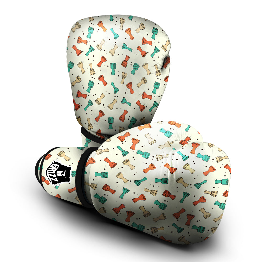 Cartoon Drum Print Pattern Boxing Gloves-grizzshop