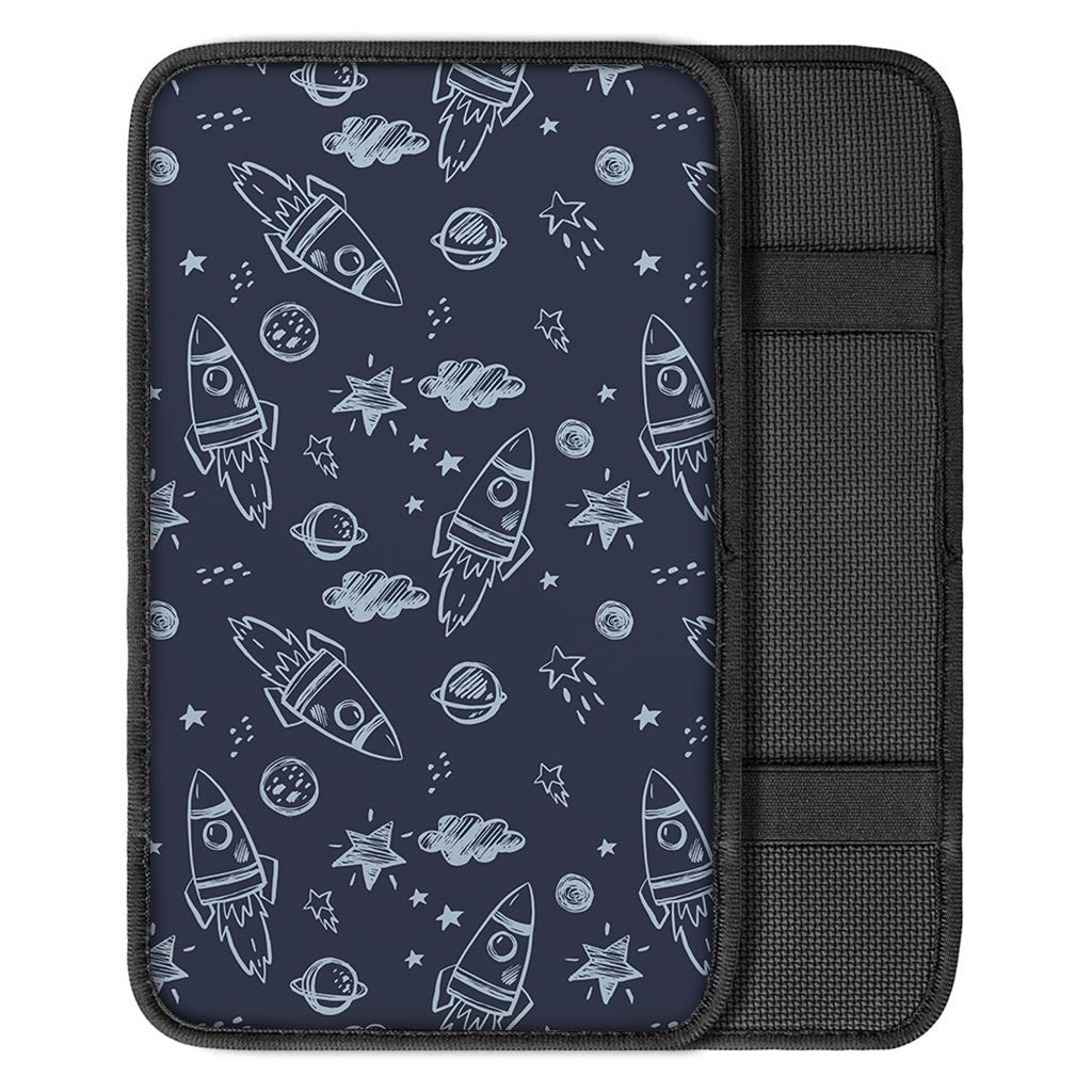 Cartoon Galaxy Space Car Console Cover-grizzshop
