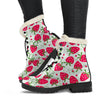 Cartoon Strawberry Pattern Print Comfy Winter Boots-grizzshop
