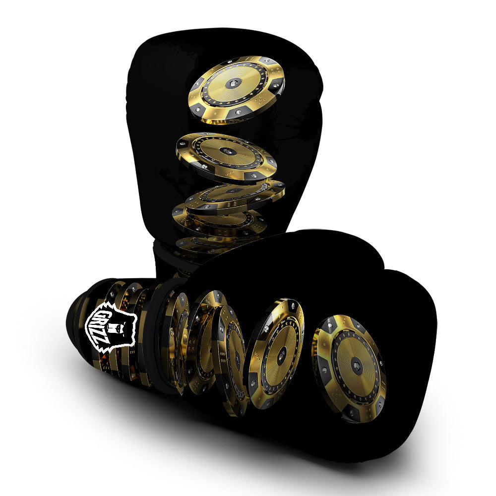 Casino Chips Poker Print Boxing Gloves-grizzshop