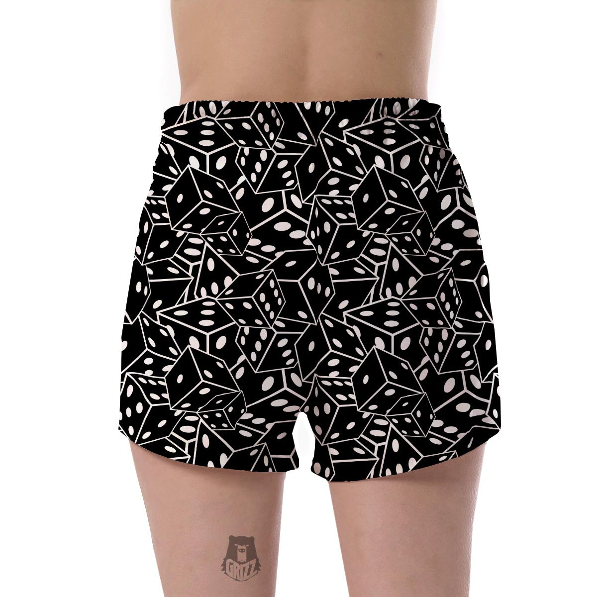 Casino Dice Print Pattern Women's Shorts-grizzshop