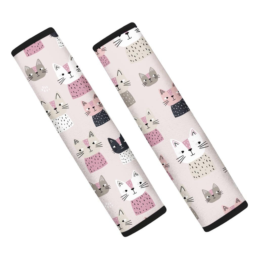 Cat Print Seat Belt Cover-grizzshop