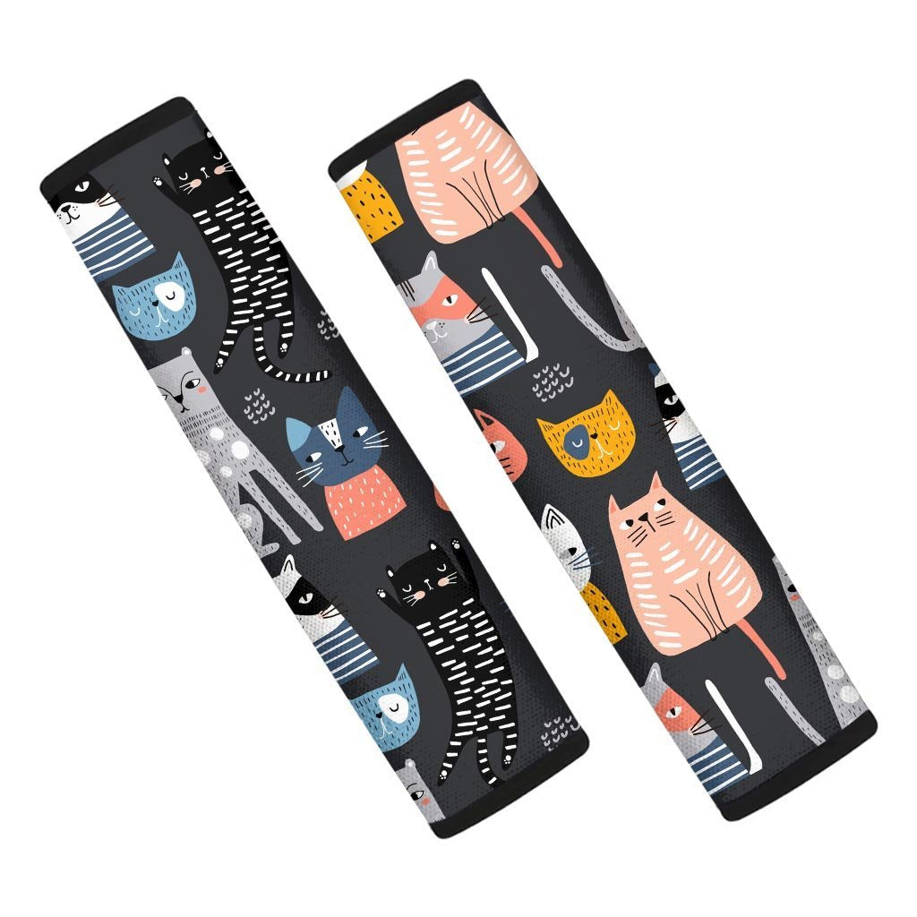 Cat Style Print Seat Belt Cover-grizzshop